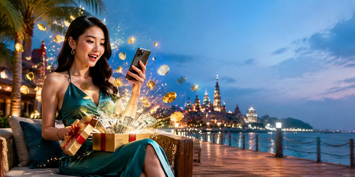Pemain Malaysia bermain jackpot progresif di telefon pintar melalui platform boleh888 mudah alih